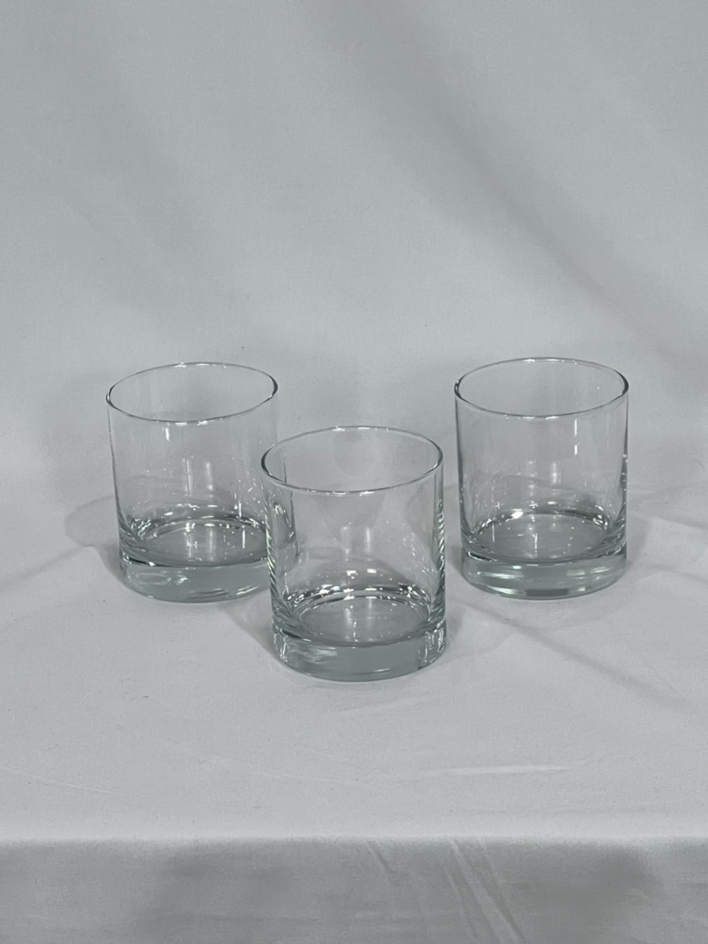 Crisa Whiskey Glass Lowball Set - 3-Pack